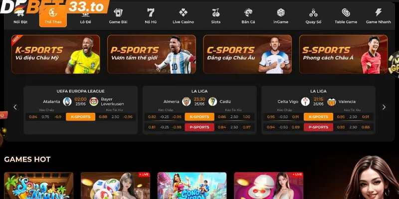 Hướng dẫn quy trình đặt cược thể thao tại web cược Debet