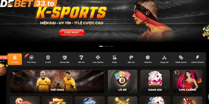 Ưu điểm đặc biệt tại sảnh cược thể thao nhà cái Debet