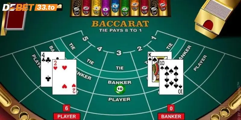 Cách chơi baccarat Debet cơ bản