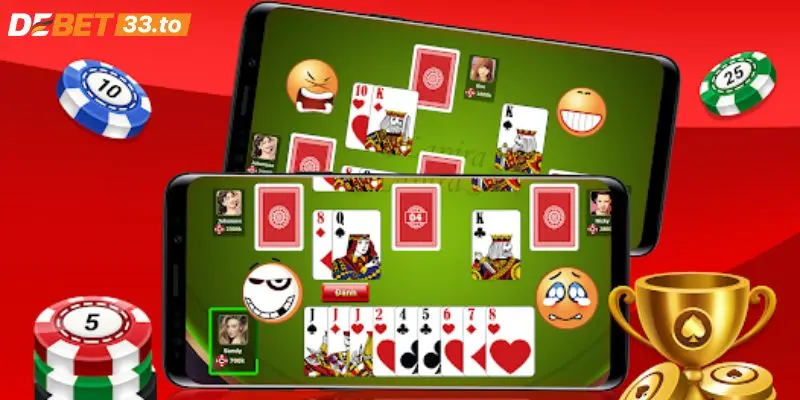 Game phỏm online Debet đẳng cấp