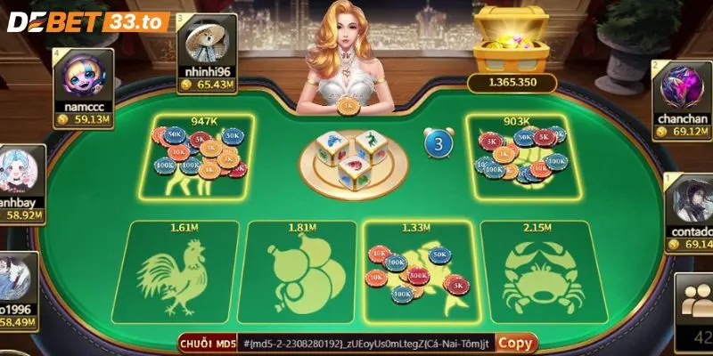 Cần chuẩn bị kỹ lưỡng khi chơi game bầu cua tôm cá Debet