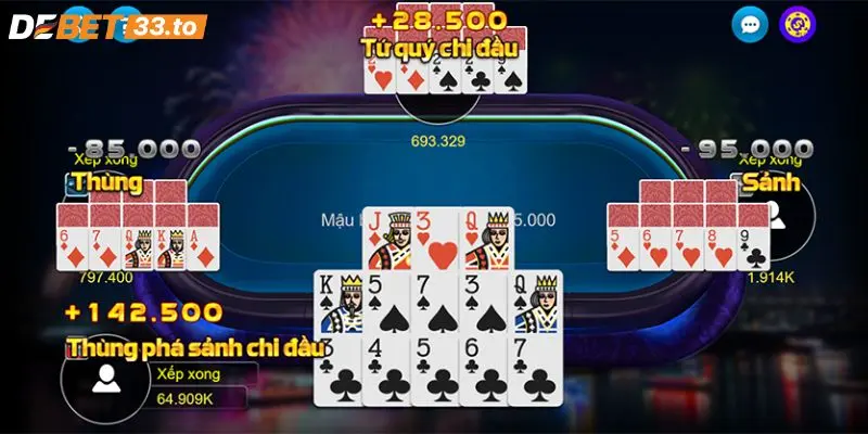 Nắm chắc luật chơi game mậu binh online Debet