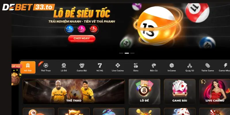 Những lý do bạn nên đăng ký Debet để chơi game